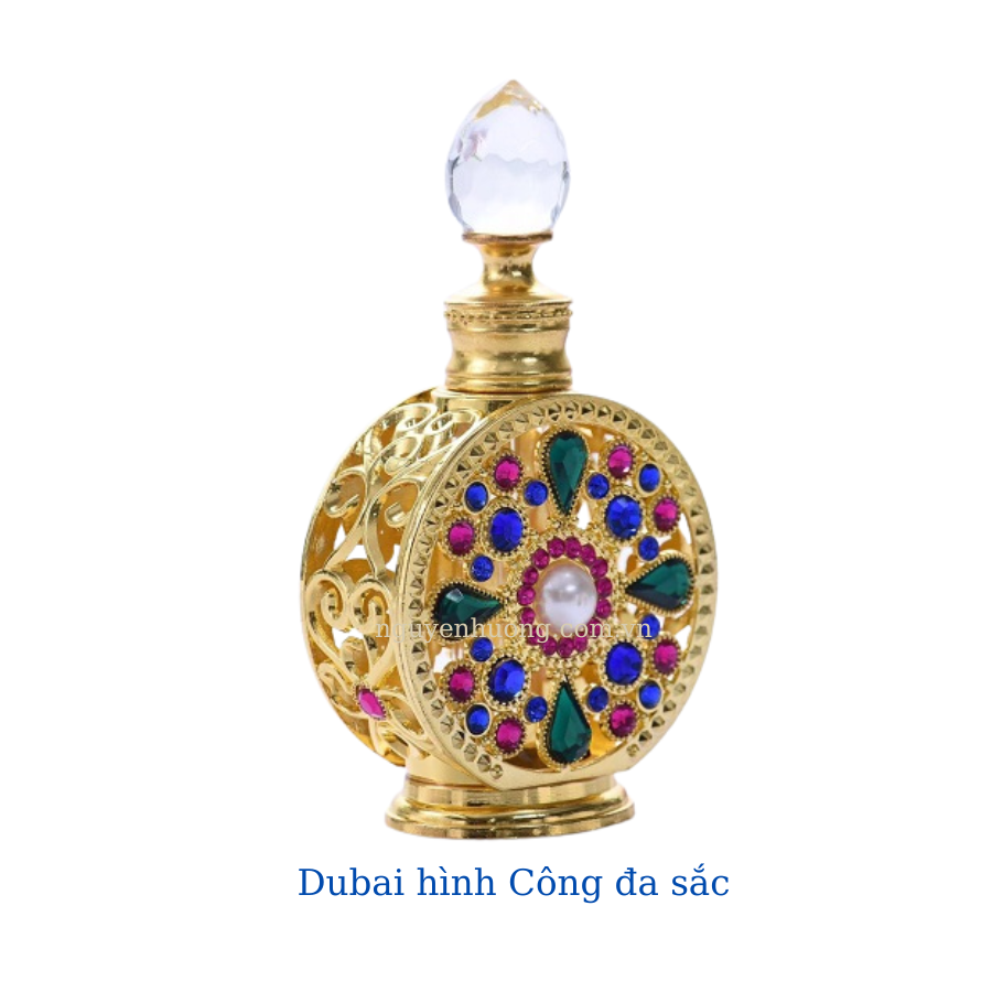 Tinh Dầu Nước Hoa Dubai Hình Công Đa Sắc (30 Mùi Cao Cấp)